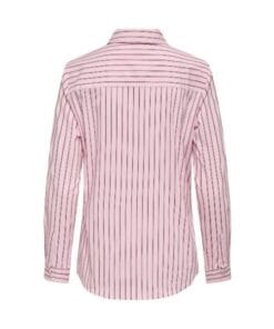 JDY Mio skjorte lyserød/bordeaux strib