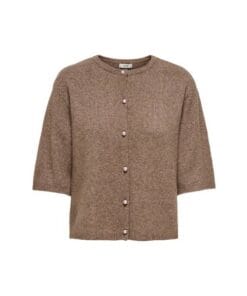 JDY Cardigan med perlemor knapper kortærmet